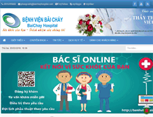 Tablet Screenshot of benhvienbaichay.vn
